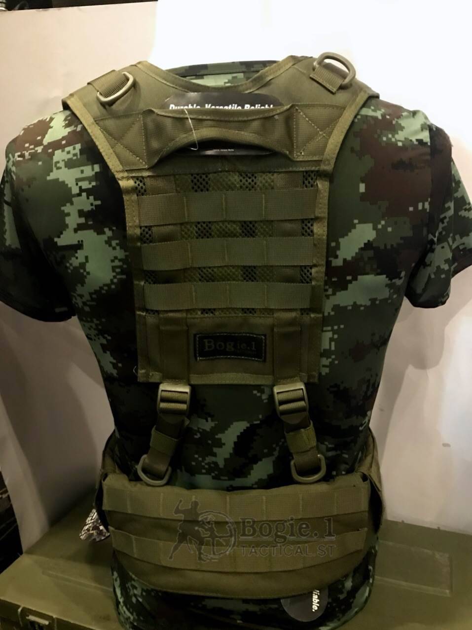 เข็มขัด + สายโยงบ่า Cordura (มีแยกขายเป็นชิ้น)