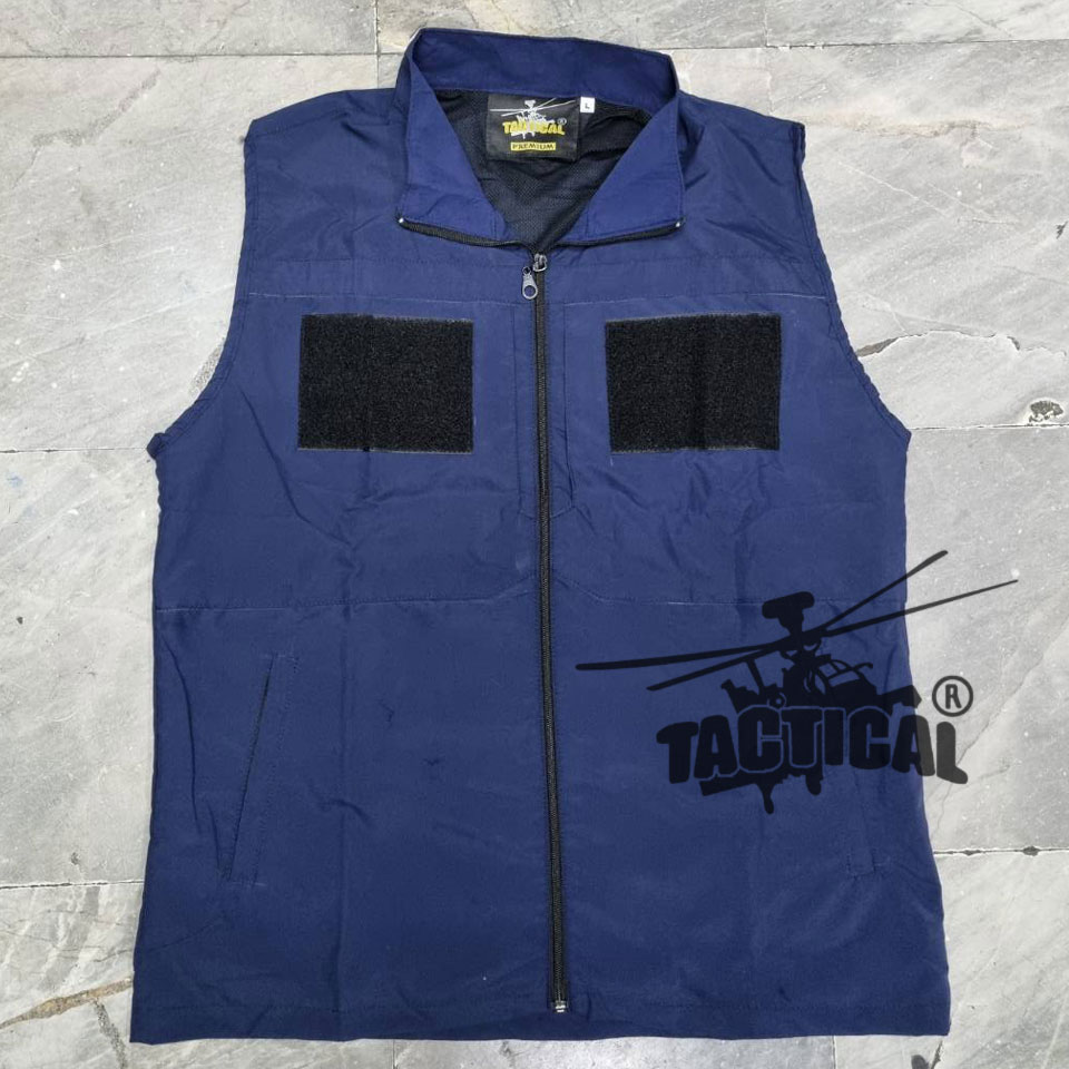 เสื้อกั๊ก ผ้านุ่ม เบา กันน้ำ (ดำ)