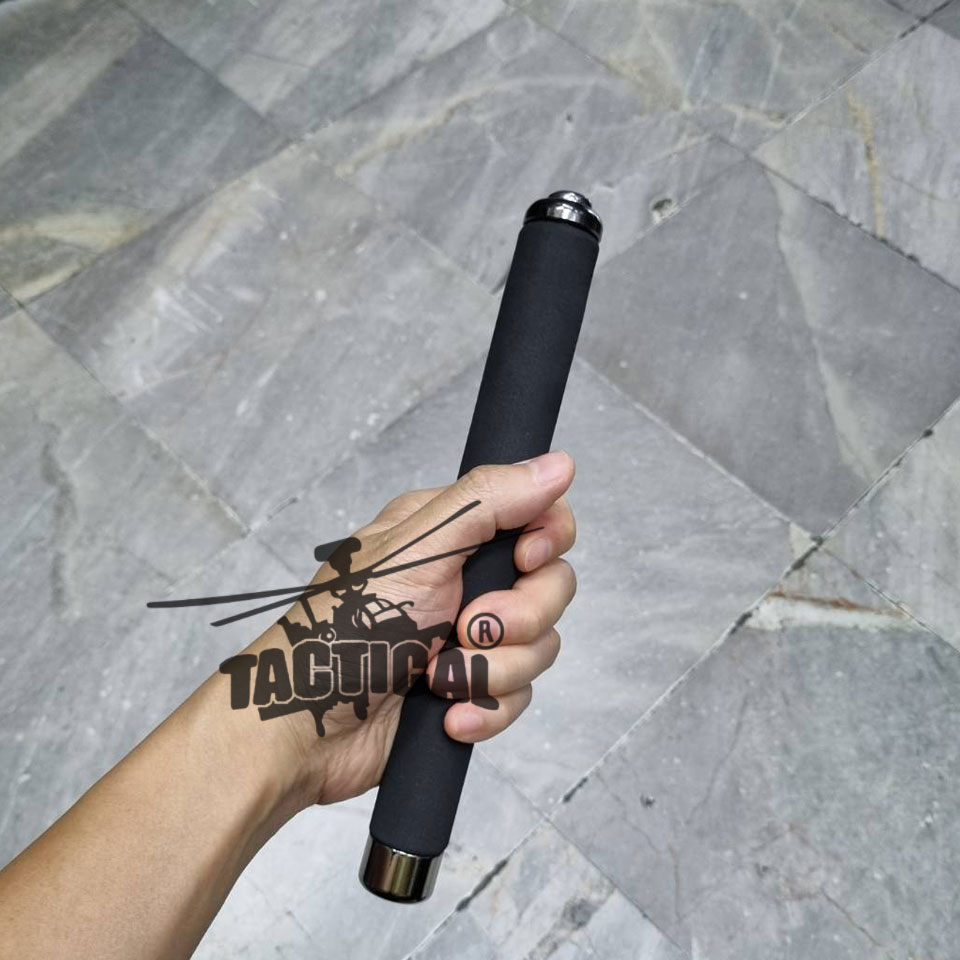 ดิ้วเหล็ก ด้ามจับฟองน้ำ รมดำ