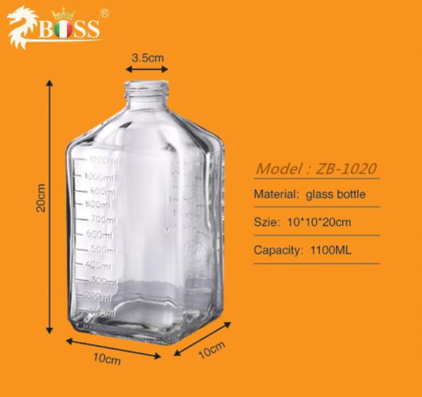 ขวดแก้วใส่น้ำเชื่่อมของเหลวพร้อมหัวปั้ม 10 cc. ZB-1020 รหัส 1225