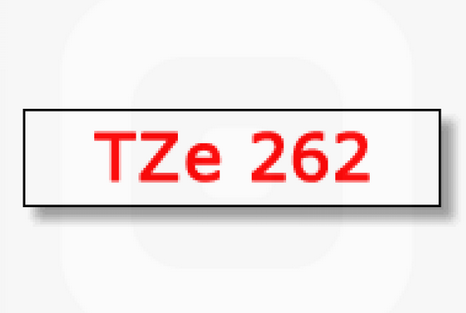 เทปพิมพ์อักษร TZE-262