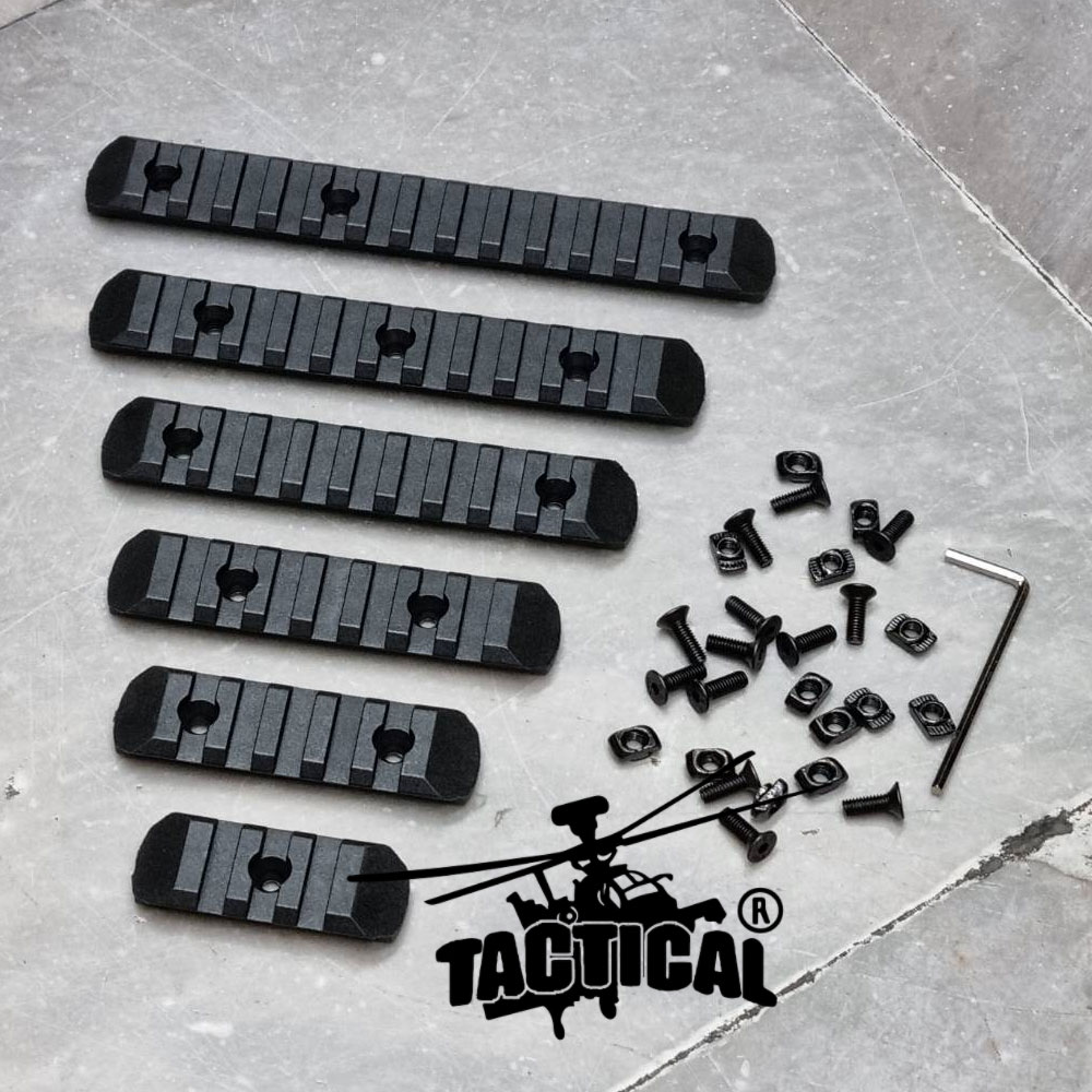 รางเสริม M-Lok Polymer (6 ชิ้น)