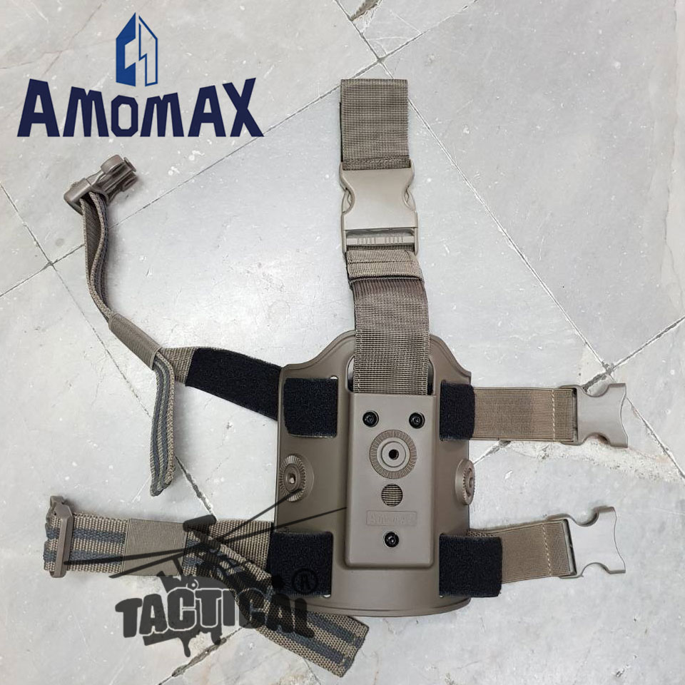 (ของแท้) เพลทติดกับซองปืน Amomax รัดขา