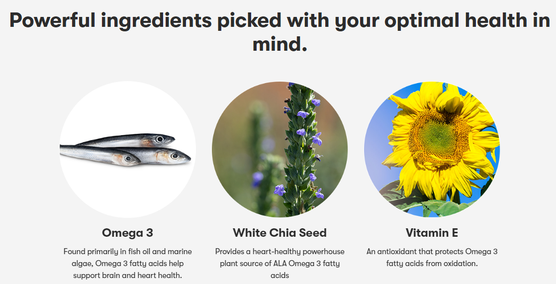 Nutrilite Advanced Omega สูตรใหม่ ดูดซึม omega3 ได้ถึง 3 เท่า ลดไขมันไตรกลีเซอราย ช่วยบำรุงสมอง หัวใจ ดวงตา ข้อต่อ