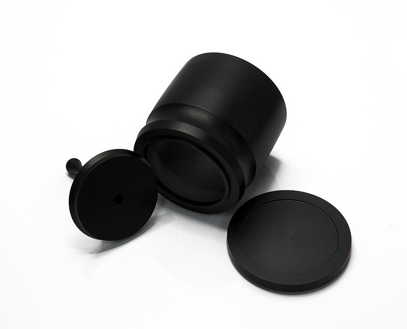 ชุดวงแหวนครอบด้ามชงกาแฟทรงกระบอก พร้อมแทมเปอร์กดกาแฟ อลูมิเนียม 1610-516