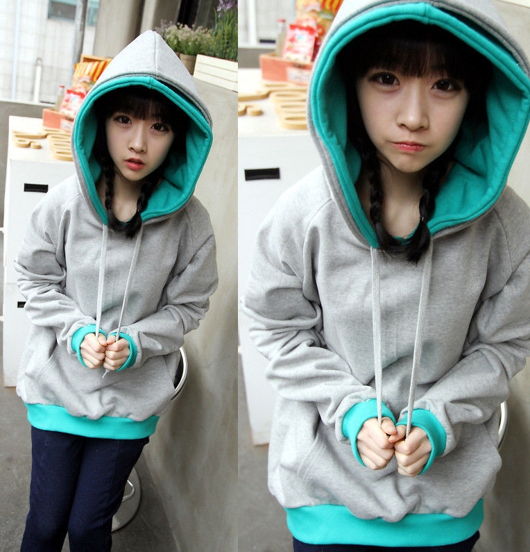 Pre Order - เสื้อกันหนาวแฟชั่น ดีไซด์สดใส : สีส้ม / สีเขียว / สีน้ำเงิน / สีเทา