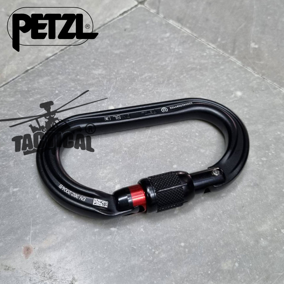 Carabiner (Petzl) OK SCREW-LOCK ดำ
