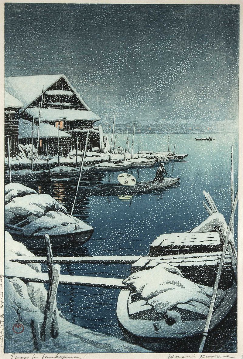 สมบัติแห่งชาติญี่ปุ่น "รวมภาพพิมพ์ของHasui Kawase"