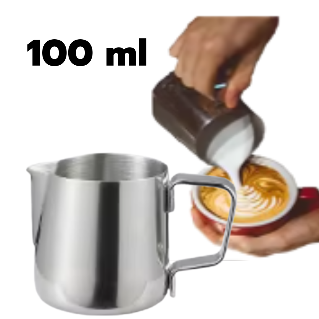 ถ้วยเหยือกนมตีฟองนม 100 ml สแตนเลส รหัส 2966