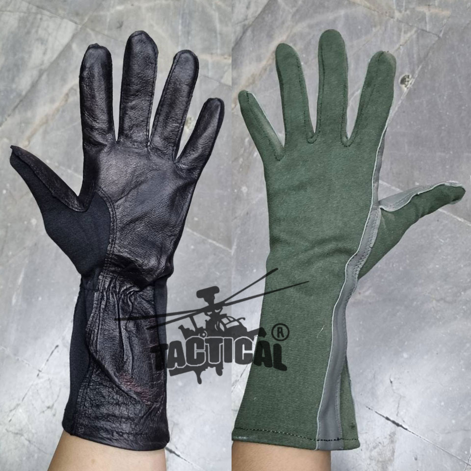 ถุงมือนักบิน ผ้า Nomex