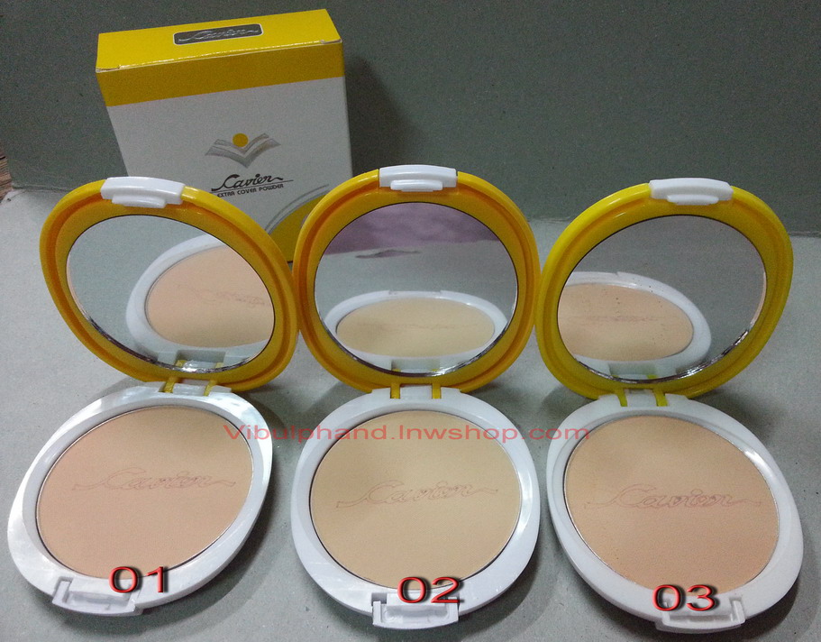 Cavier Extra Cover Powder คาเวียร์เอ็กซ์ตร้าคัฟเวอร์พาวเดอร์