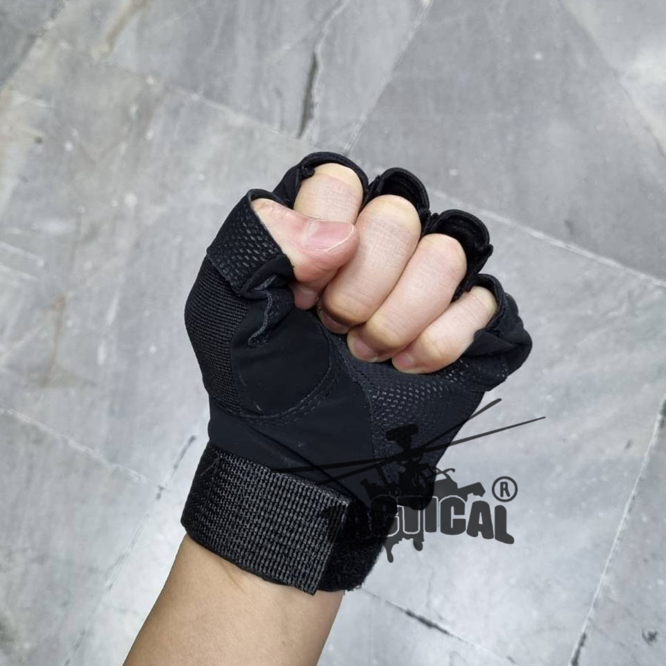 ถุงมือครึ่งนิ้ว OK สนับนิ่ม (3 สี)