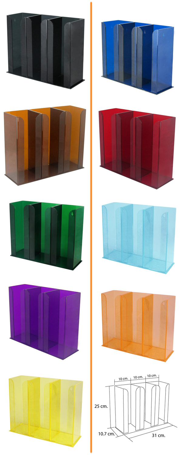 กล่องใส่แก้วเครืองดื่ม 3 ช่อง 1610-149