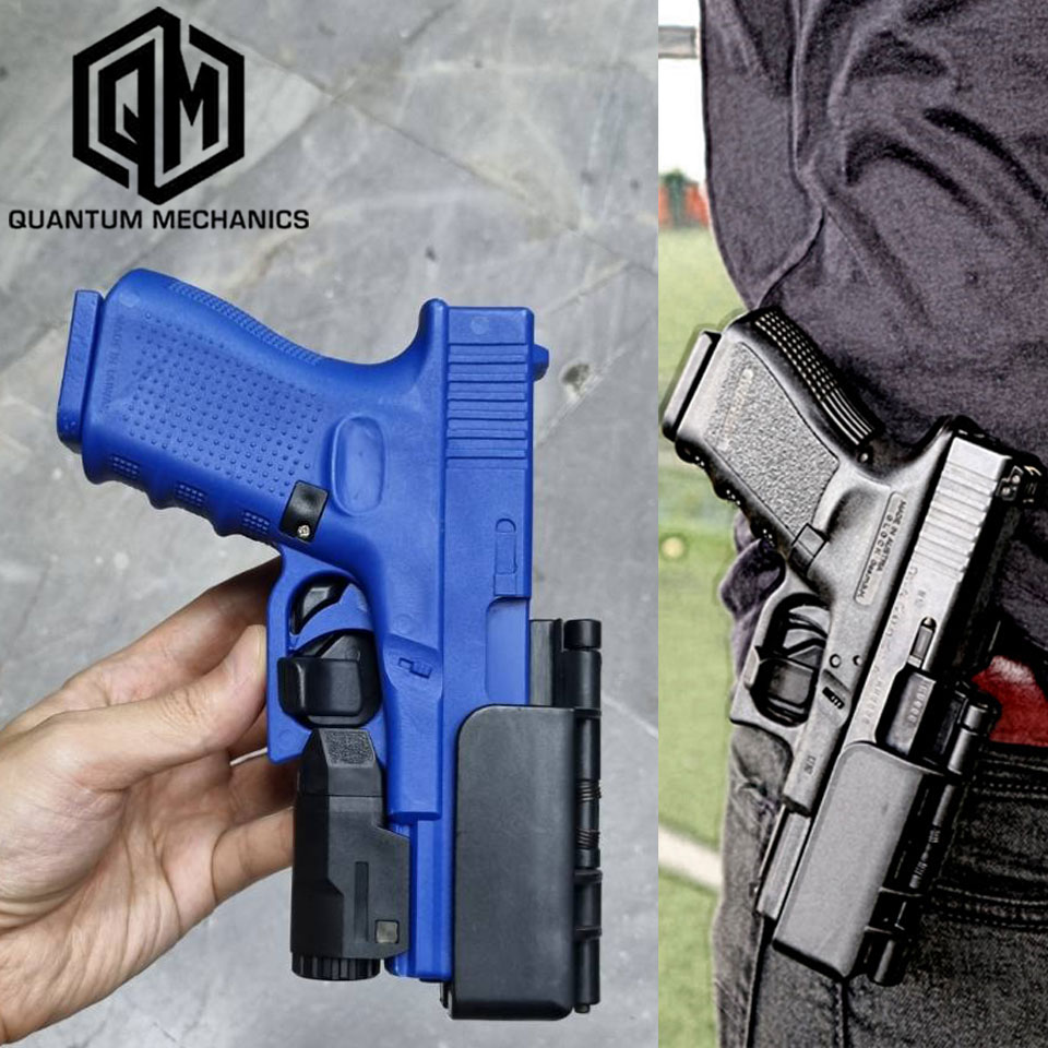 ซองปืน IPSC QM Glock ขึ้นลำ สำหรับติดเลเซอร์
