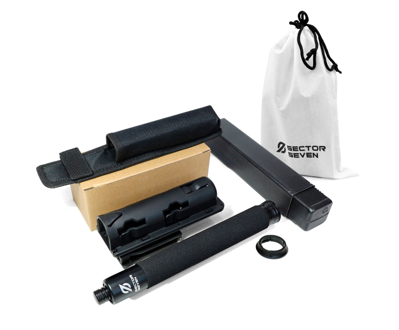 ดิ้วกดตูด 24 นิ้ว + ซองไฟเบอร์ ทน เก็บง่าย (ของแท้ Sector Seven)