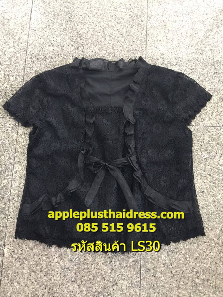 เสื้อลูกไม้ ชุดลูกไม้สีดำ เสื้อดำ