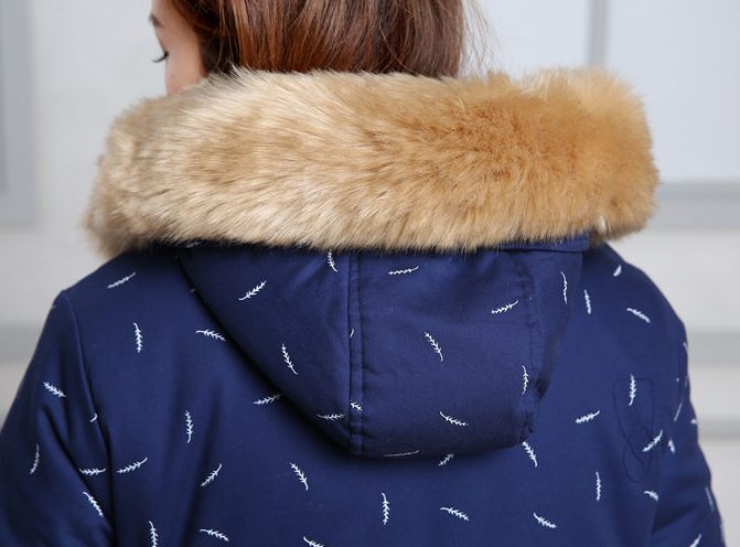 PreOrderเสื้อผ้าคนอ้วน - เสื้อกันหนาวไซส์ใหญ่ ผ้าฝ้าย บุนวม มีซับใน มีHood สี : น้ำเงิน / ไวน์แดง / ดำ