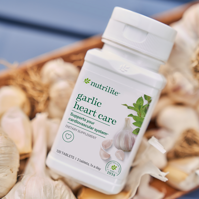 Nutrilite Garlic Heart Care ลดความดันโลหิตสูง ลดน้ำตาลในเลือด ลดคลอเลสเตอรอล เพิ่มภูมิต้านทานหวัด Amway USA