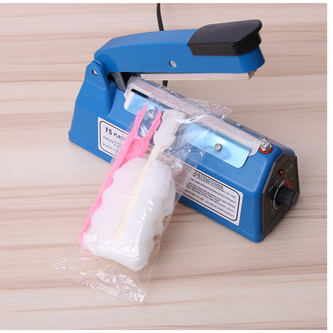 เครื่องซีลไฟฟ้าแบบมือกด Bag Sealer ขนาด 5 นิ้ว PFS100 สำหรับซีลถุงพลาสติก PP และ PE รหัส 2488
