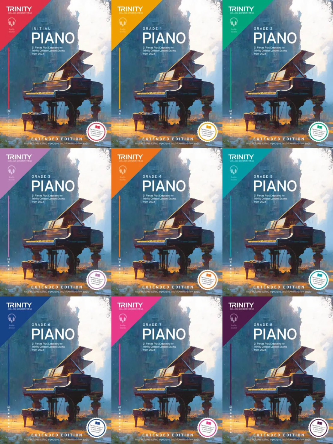 Piano Pieces From 2023 In - 8 Extended Pack