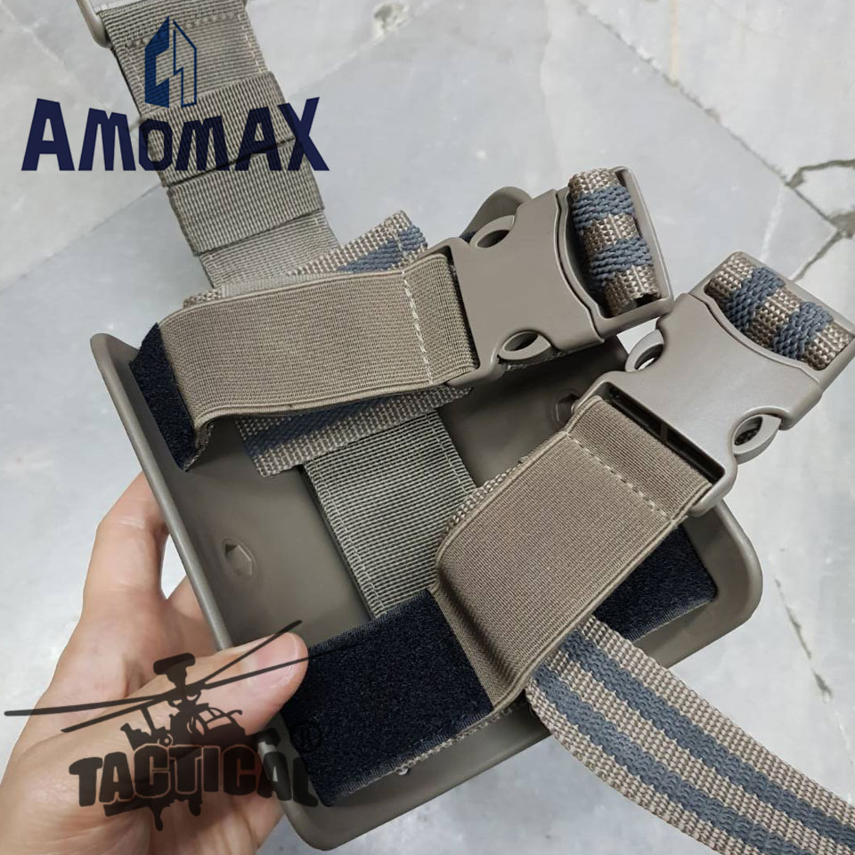 (ของแท้) เพลทติดกับซองปืน Amomax รัดขา