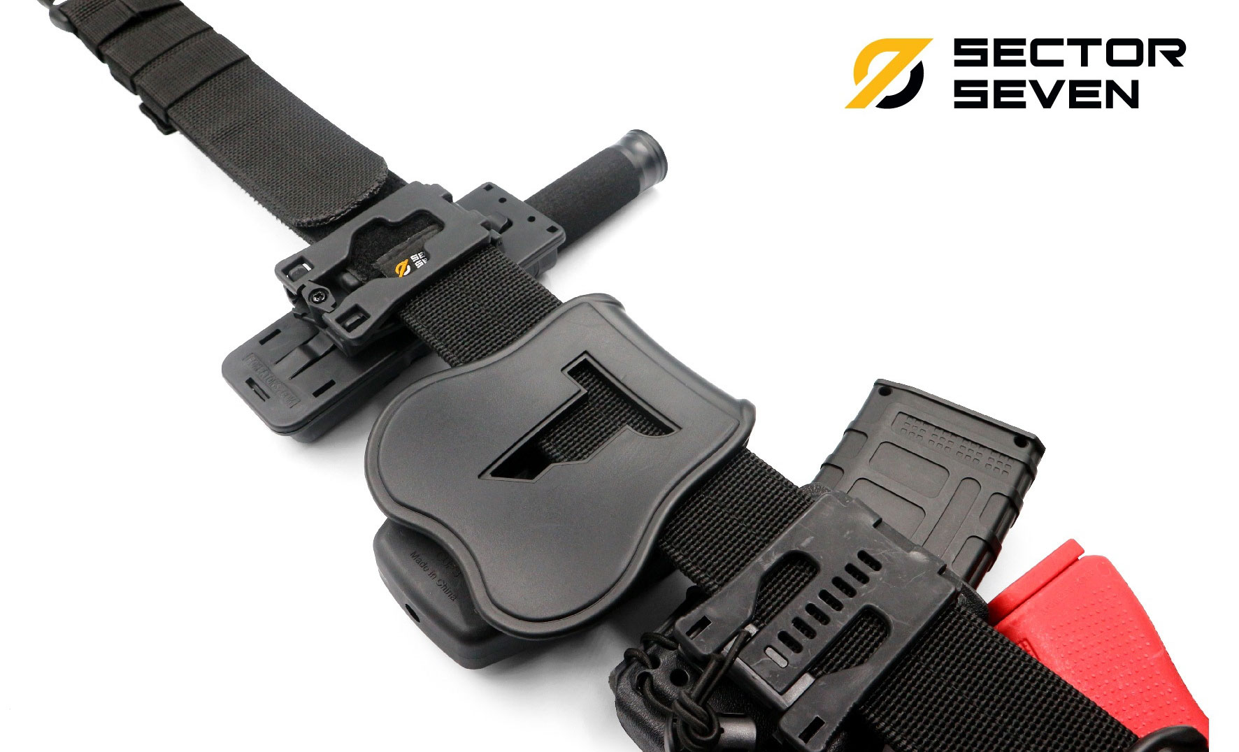 เข็มขัด 191 ยี่ห้อ Sector Seven หัว Double-Lock