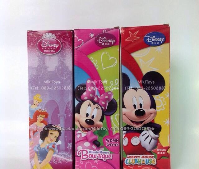 ✅กระติกน้ำเจ้าหญิง Disney Princess (Snow White,Cinderella,Ariel)ใบใหญ่ 450ml.แถมหลอดสำรอง/จุก/แปรงล้างหลอด รุ่นกดแล้วฝาเด้ง เก็บอุณหภูมิ
