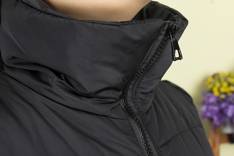 PreOrderเสื้อผ้าคนอ้วน - เสื้อกันหนาวคนอ้วน ไซส์ใหญ่ ผ้าร่ม บุนวมด้านใน ข้างหลังพิมพ์ตัวการ์ตูน สีดำ