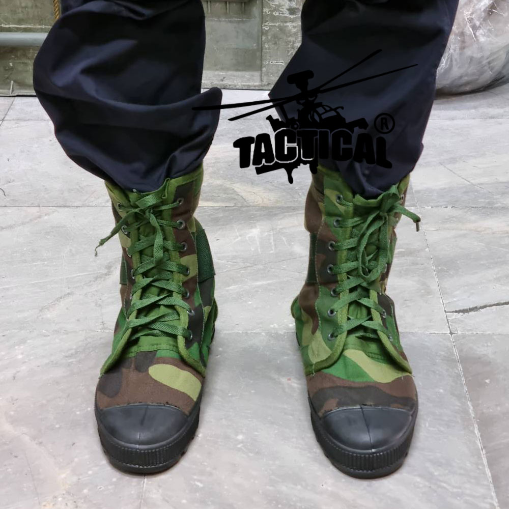 รองเท้าเดินป่า พรางทหาร