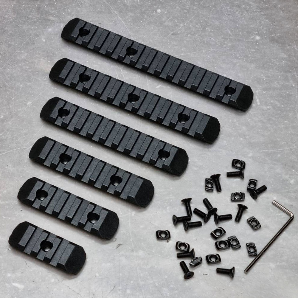 รางเสริม M-Lok Polymer (6 ชิ้น)