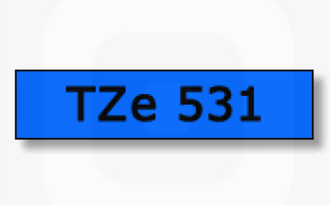เทปพิมพ์อักษร TZE-531
