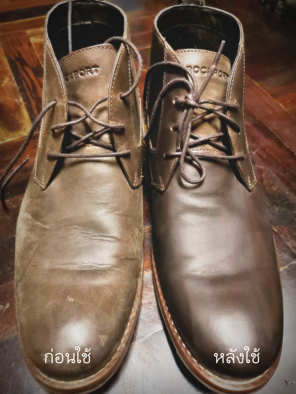 ชุดB1 Triowax แวกซ์บำรุงเครืองหนัง พร้อมแปรงขนม้า L