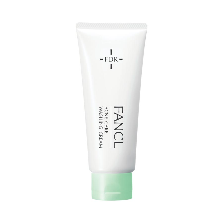 Fancl acne care washing cream ฟังเคลครีมล้างหน้าแอคเน่แคร์ สำหรับผิวบอบบางเป็นสิว ง่าย 90g