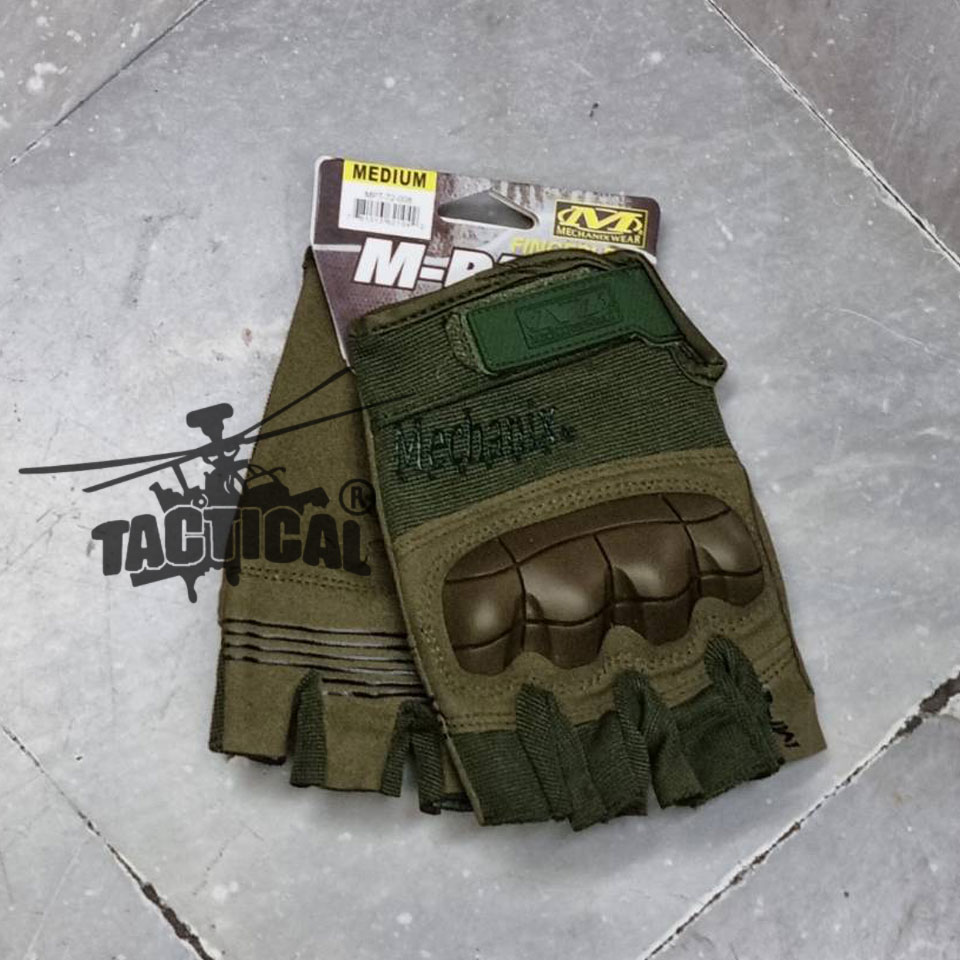 ถุงมือครึ่งนิ้ว Mechanix M-Pact 3