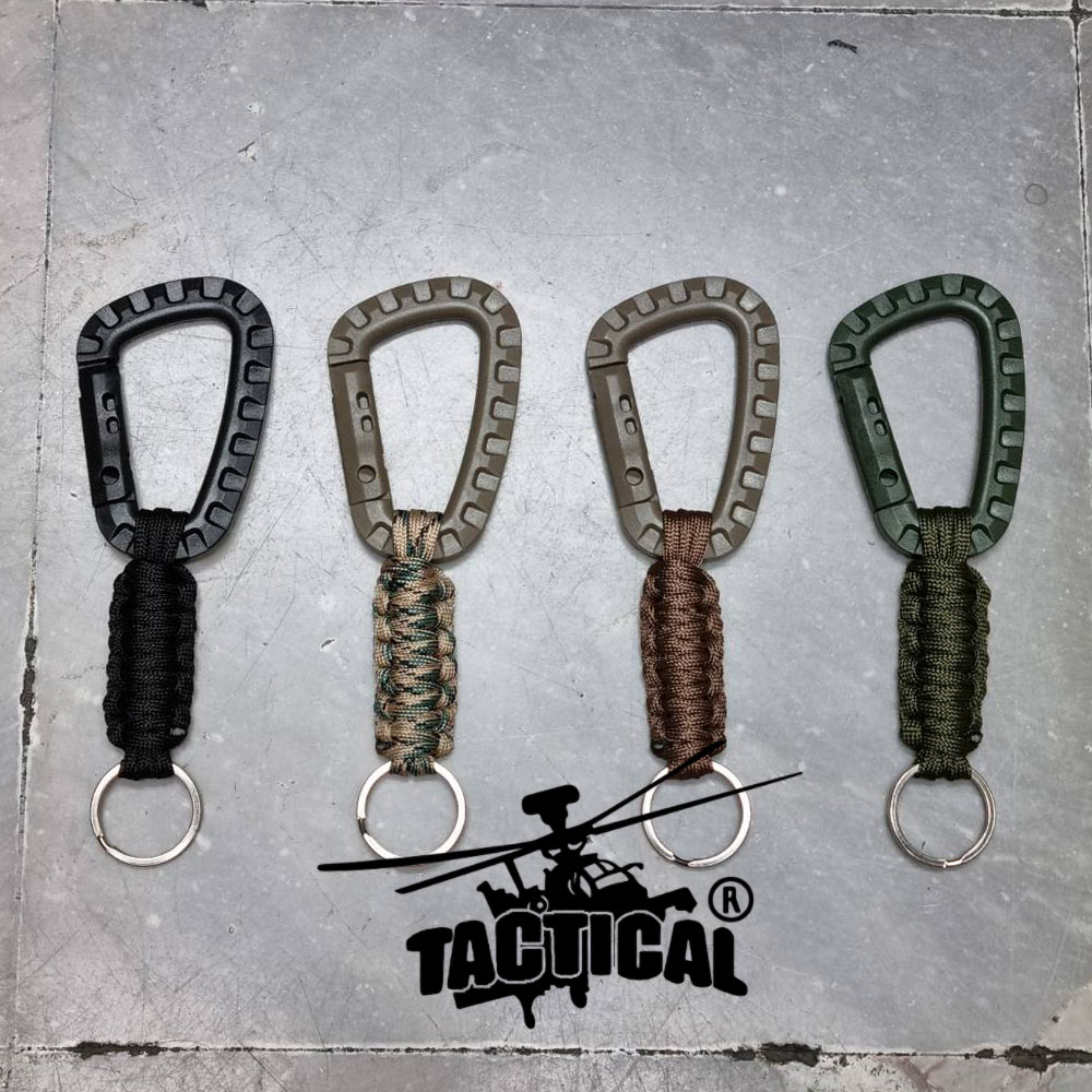 (รวม) พวงกุญแจเชือก Carabiner Tactical Link