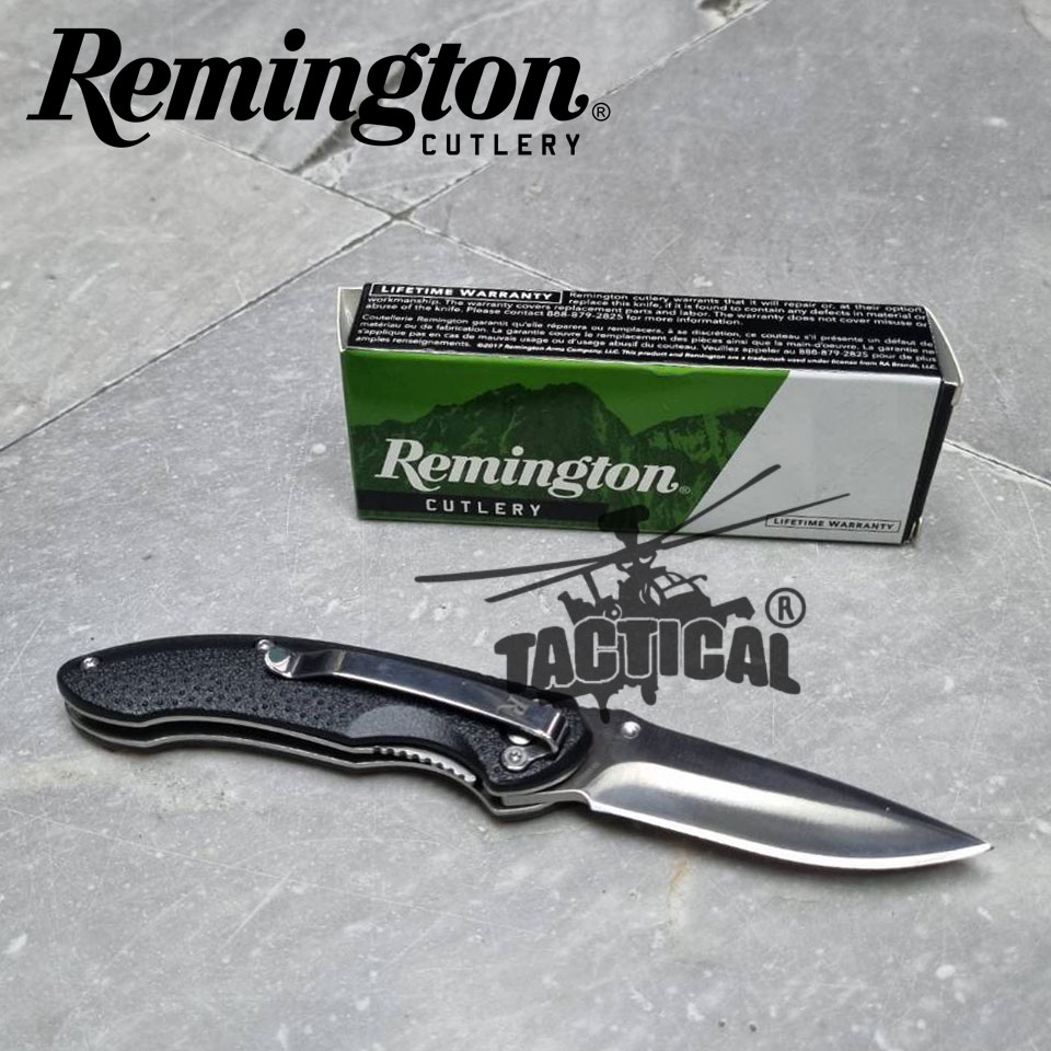 มีดพับ มีกริปเหน็บ ยี่ห้อ Remington R 10004-B ของแท้