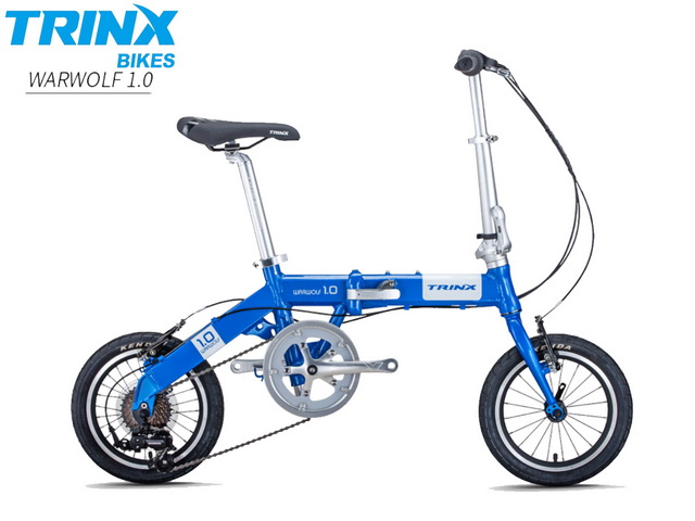 จักรยานพับได้ TRINX รุ่น Warwolf1.0 ล้อ 14 นิ้ว เกียร์ 7 สปีด เฟรมอลูมิเนียม