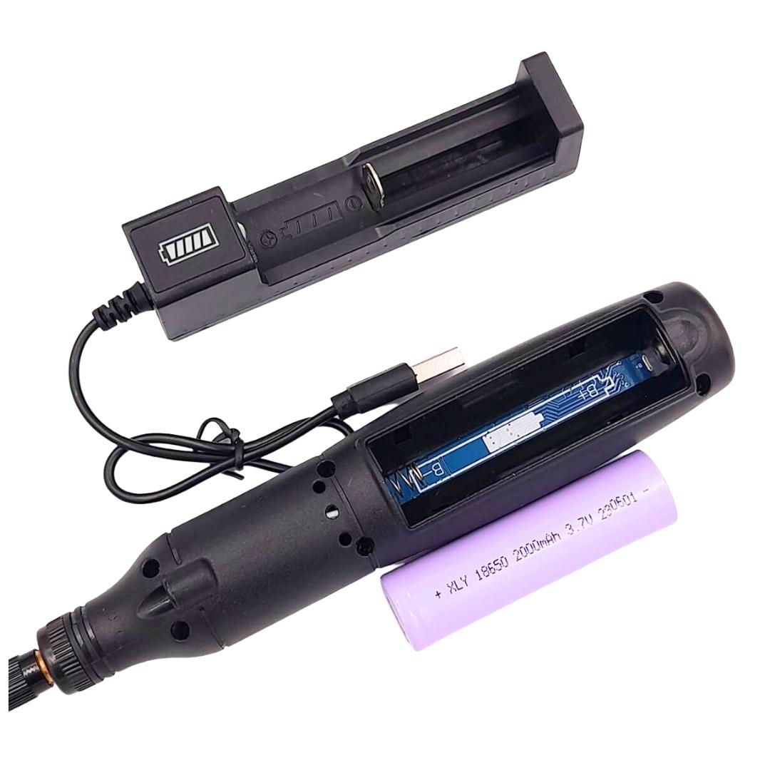 เครื่องตีฟองนม 3.6V ระบบชาร์ต สาย USB ความเร็วรอบ RPM : 3000-15000/นาที รหัส 2613