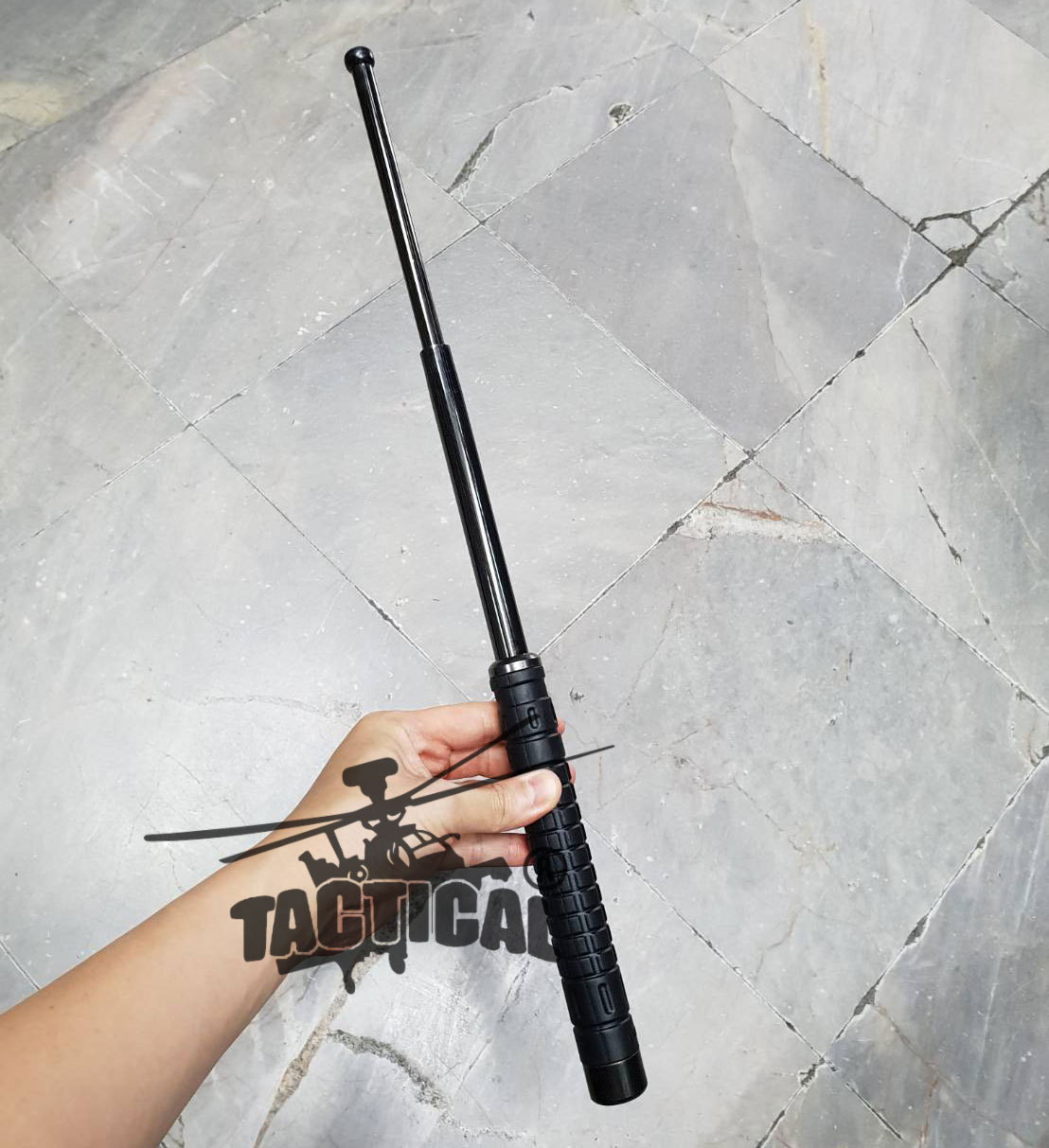 ดิ้วเหล็ก Tactical ด้ามยาง 20" 25" (แข็งแรง)