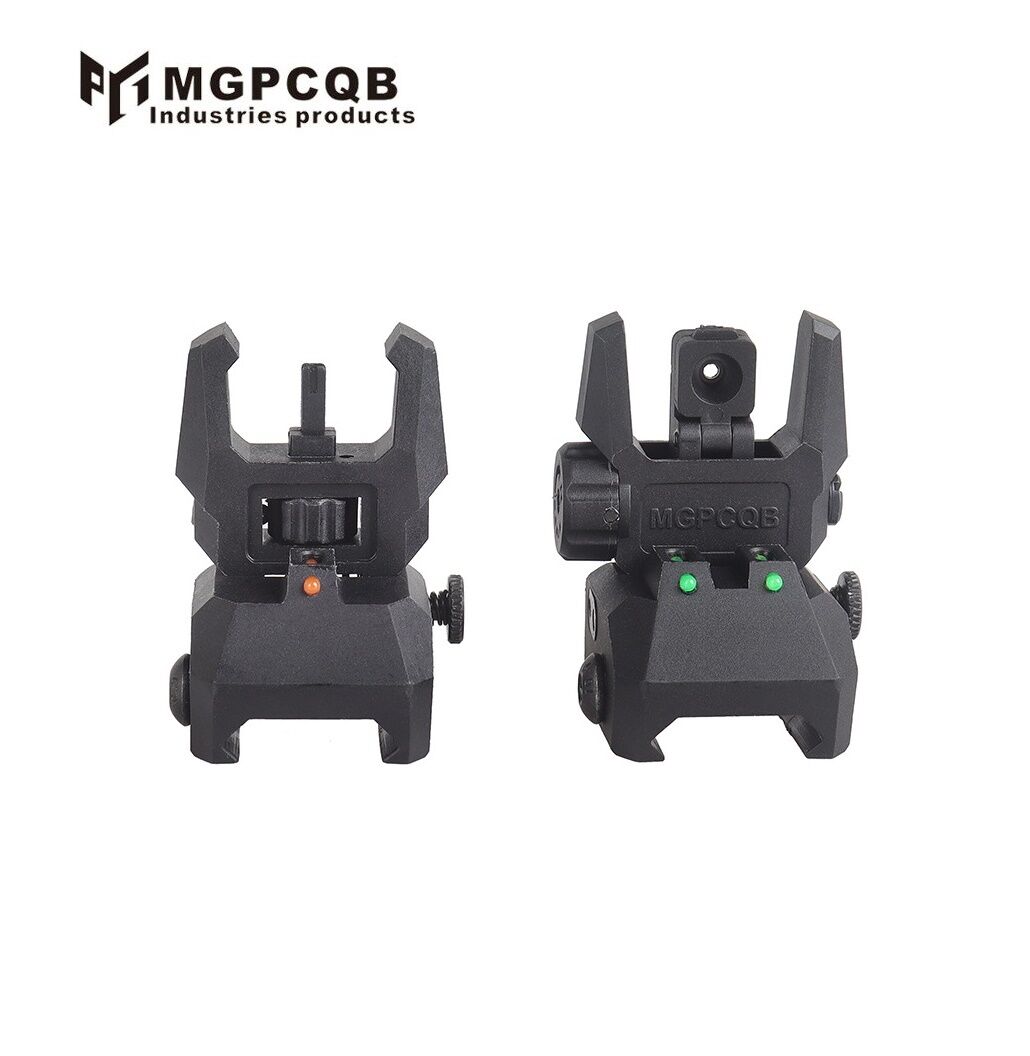 ศูนย์หน้า-หลังพับได้ พลาสติก ยี่ห้อ MGPCQB รุ่น Armor Gen 2 เรืองแสง