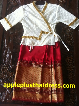 AMM84 ชุดพม่าสำหรับเด็ก 3-8ปี