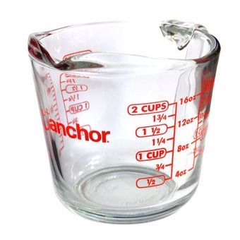 Anchor ถ้วยตวงแก้ว ขนาด8ออนซ์/250ml