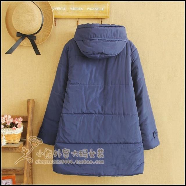 PreOrderคนอ้วน - เสื้อกันหนาวแฟชั่น ไซส์ใหญ่ คนอ้วน แจ๊คเก็ตผ้าร่ม บุนวมหนา มีHood สี : น้ำเงิน / แดง / ดำ