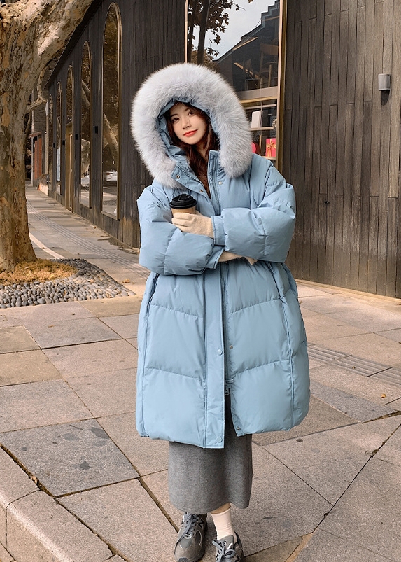 2324-0042 เสื้อแจ๊คเก็ตไซส์ใหญ่ ขนเป็ดจ้า มีเฟอร์ Hood