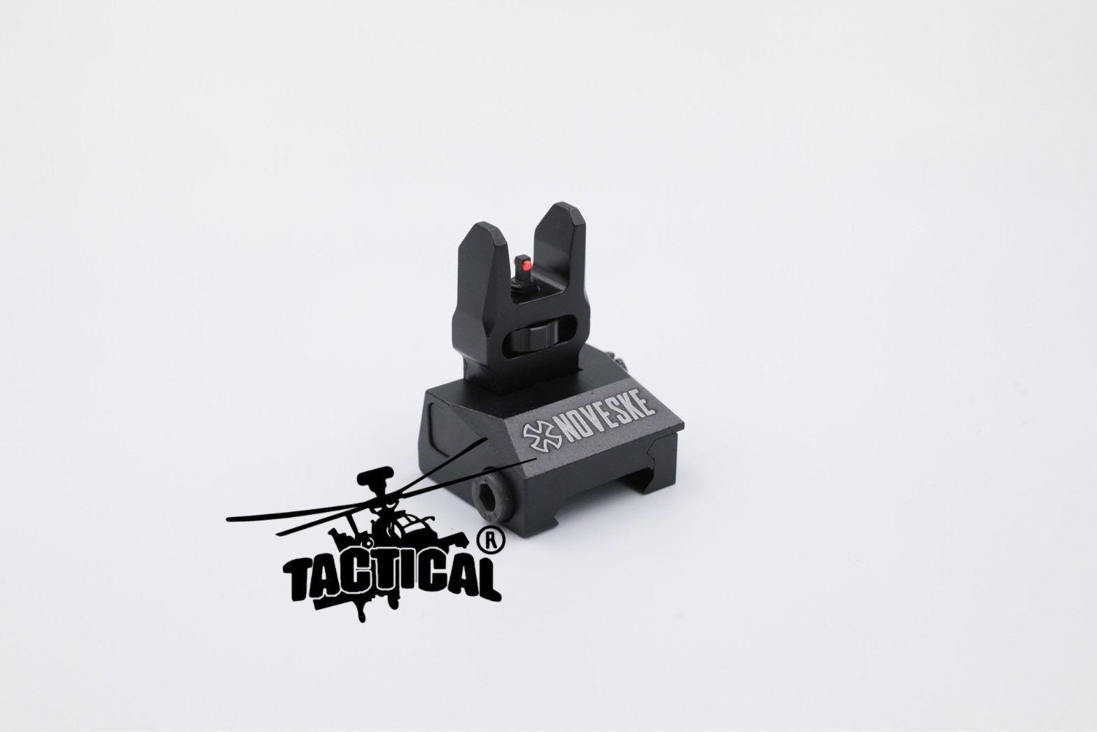 ศูนย์หน้า-หลังพับได้ โลหะ รุ่น ศูนย์เล็งเรืองแสง ทรง Noveske