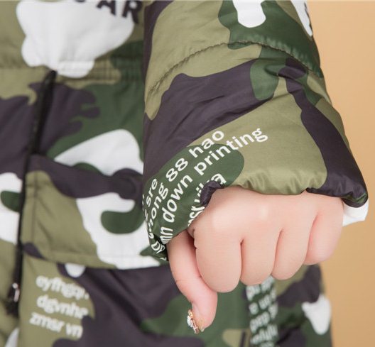 PreOrderคนอ้วน - เสื้อโค้ทกันหนาว แบบสวย บุนวม+นุ่น แต่งแบบเท่ ๆ สี : ลายพรางเขียว / ลายพรางแดง / ดำ / น้ำตาลเข้ม