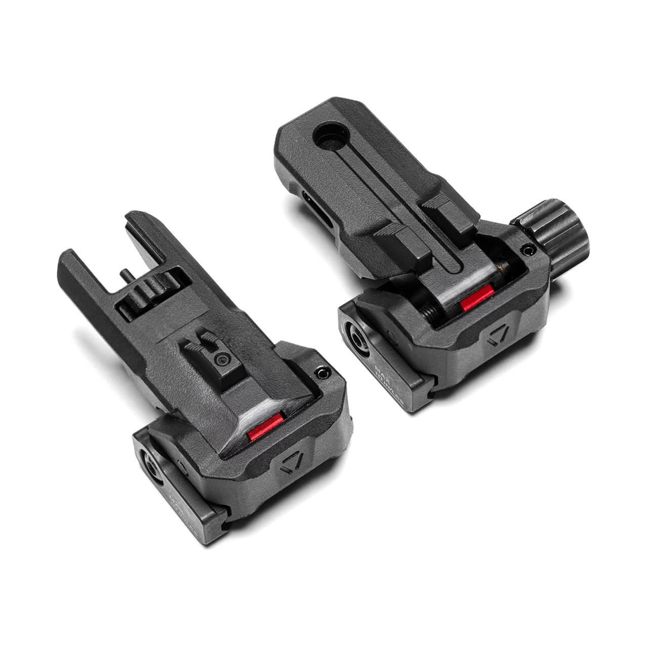 ศูนย์หน้า-หลัง พับได้ ทรง Strike Polymer Backup Sights