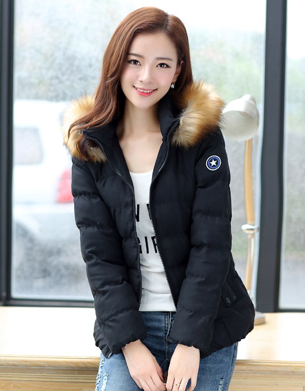 PreOrderคนอ้วน - เสื้อกันหนาวแฟชั่น ไซส์ใหญ่ คนอ้วน บุนวมหนา มีHood ขนเฟอร์ สี : เขียว / กากี / แดง / ฟ้า / ดำ