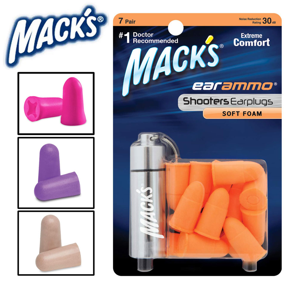 Ear Plugs สำหรับยิงปืน (Soft Foam Ear Plugs)