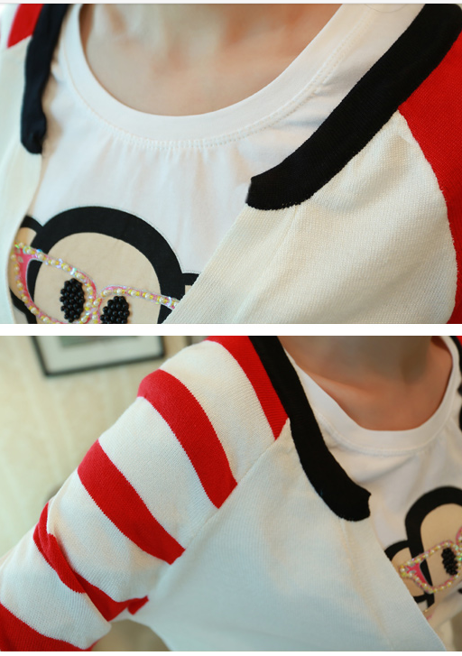 Pre Order - เสื้อกันหนาวแฟชั่น เป็นเสื้อสเวตเตอร์ คอวี แขนยาว กระดุมหน้า น่ารักมาก